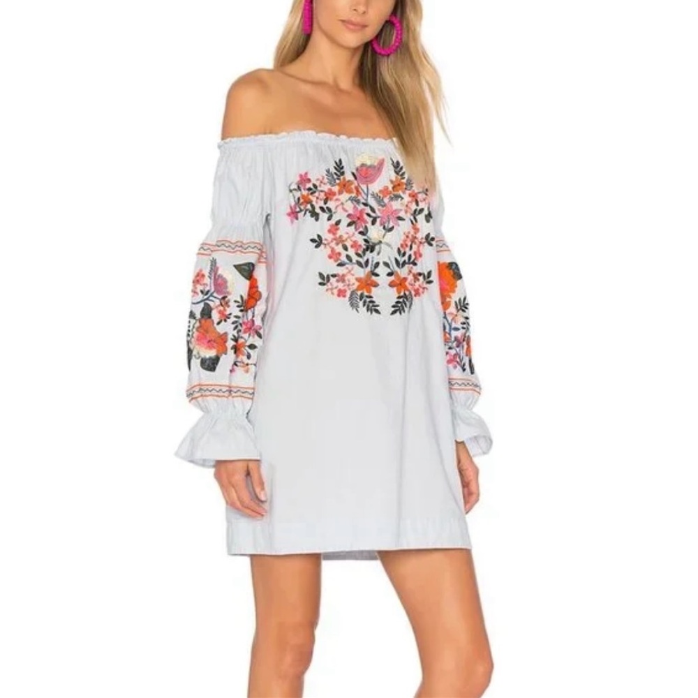 Free People Fleur De Jour Embroidered Dress - Picture 4 of 14